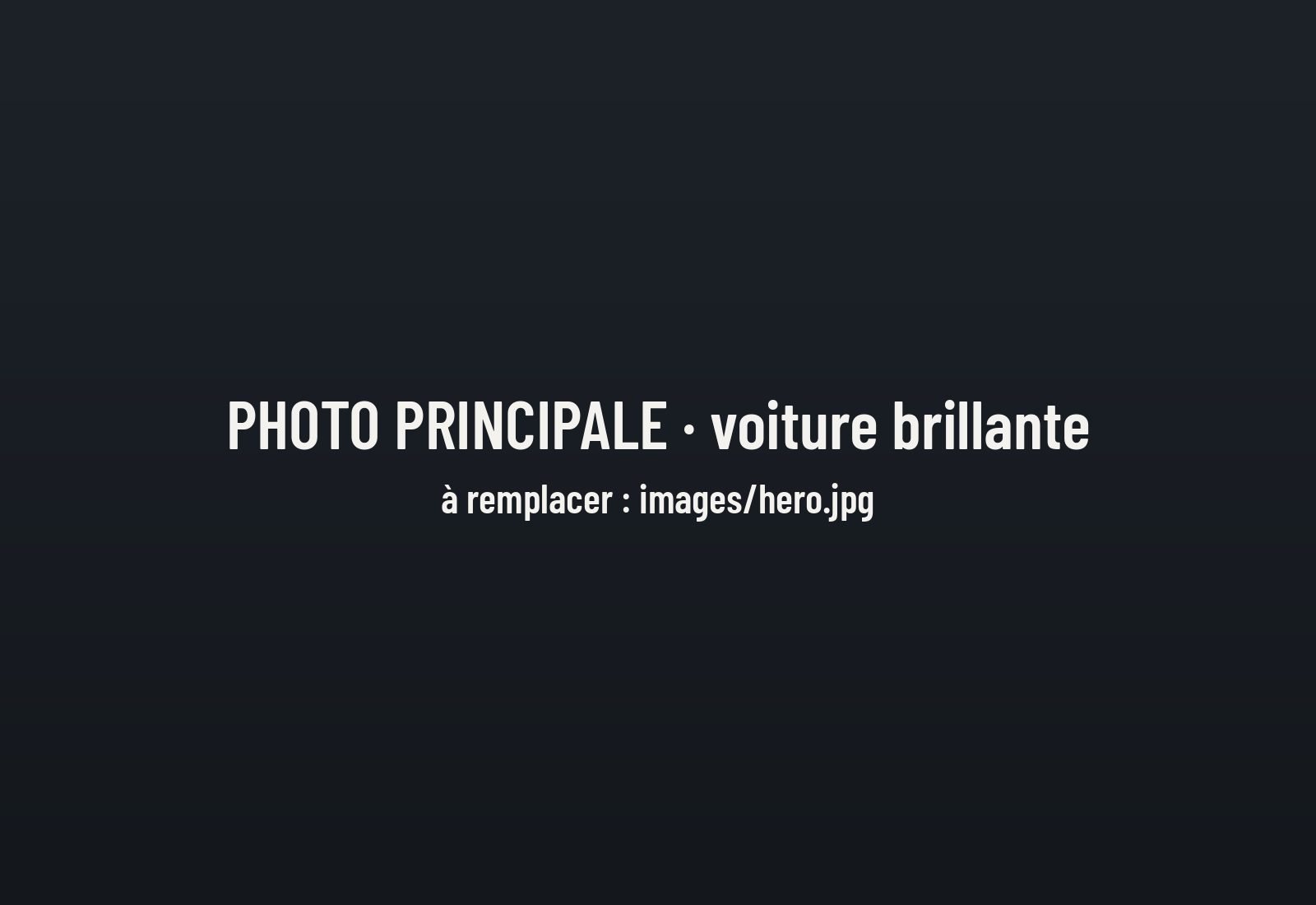 Voiture rénovée par Alpes Auto Care